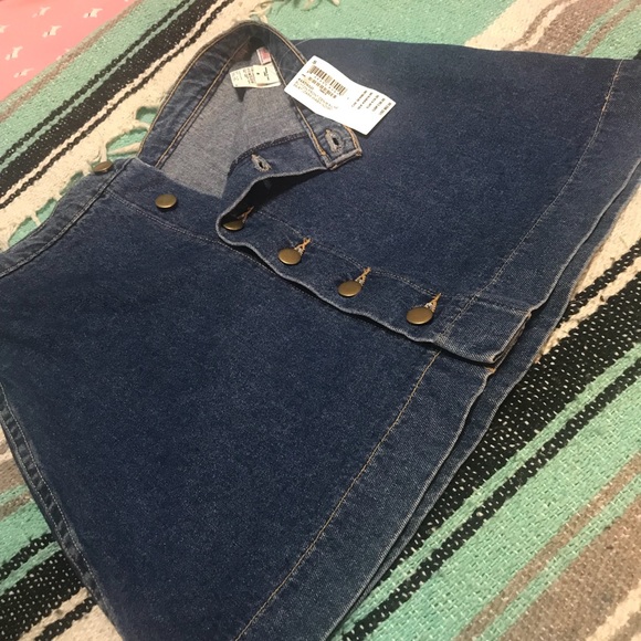 AMERICAN APPAREL DENIM SKIRT - Picture 3 of 5